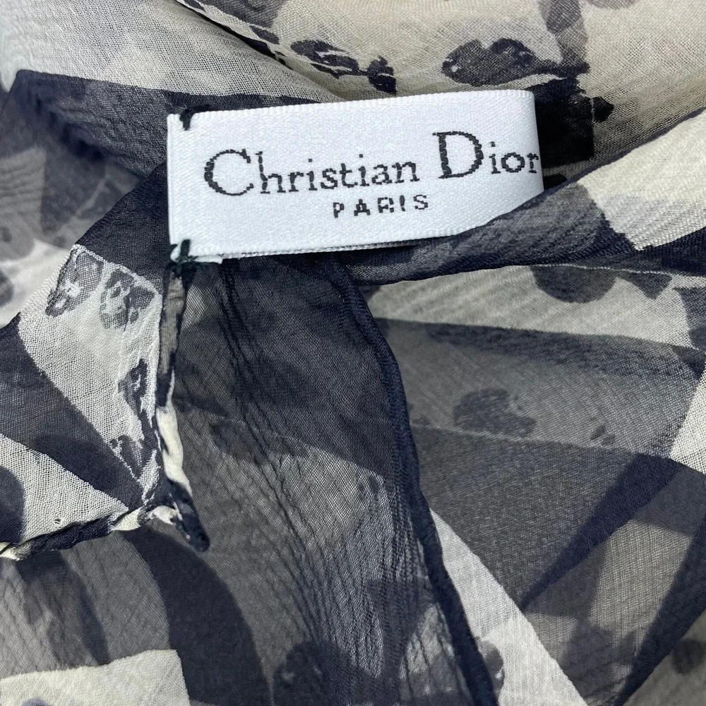 Vintage GALLIANO CHRISTIAN DIOR Silk Scarf Square‎ 27